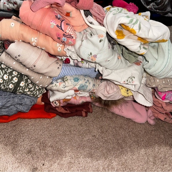 Other - Mixed Baby Girl Clothing Lot - Floral & Pastel Prints